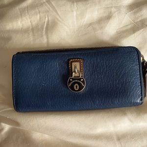 Dooney & Bourke blue wallet